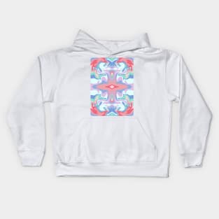 Abstract vibes - colorful Kids Hoodie